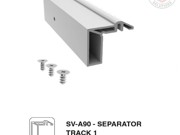 Saheco Fixing Profile - Star Excellence - 3m - Satin Anodized Aluminium